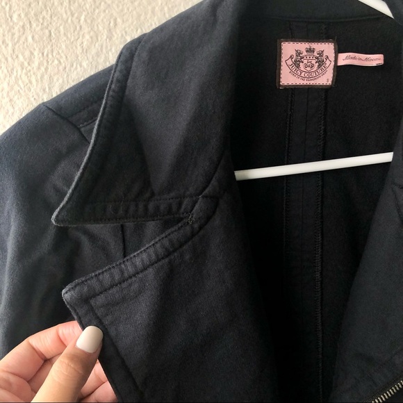 Juicy Couture Black Moto Jacket - Picture 5 of 14